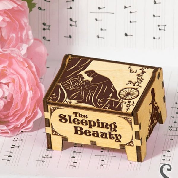 Sleeping beauty music box, Disney music box, WindUp, Music box, Sleeping beauty music box, Automatic mechanism