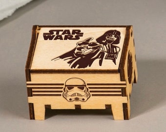 Imperial march music box, Star Wars, Darth Vader, WindUp, Music box starwars