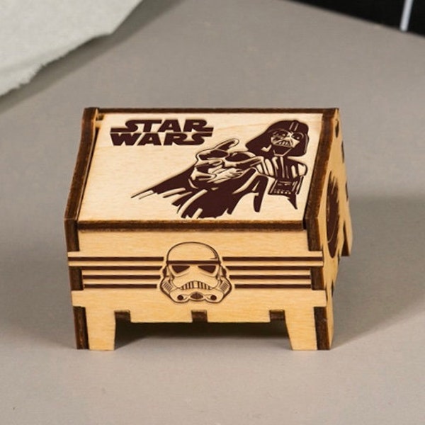 Imperial march music box, Star Wars, Darth Vader, WindUp, Music box starwars