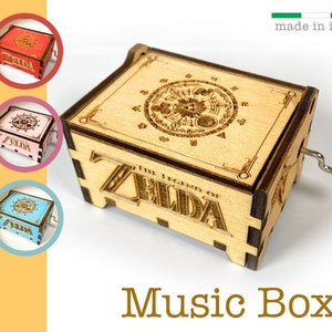 The Legend of Zelda, Zelda music box, Handmade Music box, Handmade Zelda music box, Custom Music Box