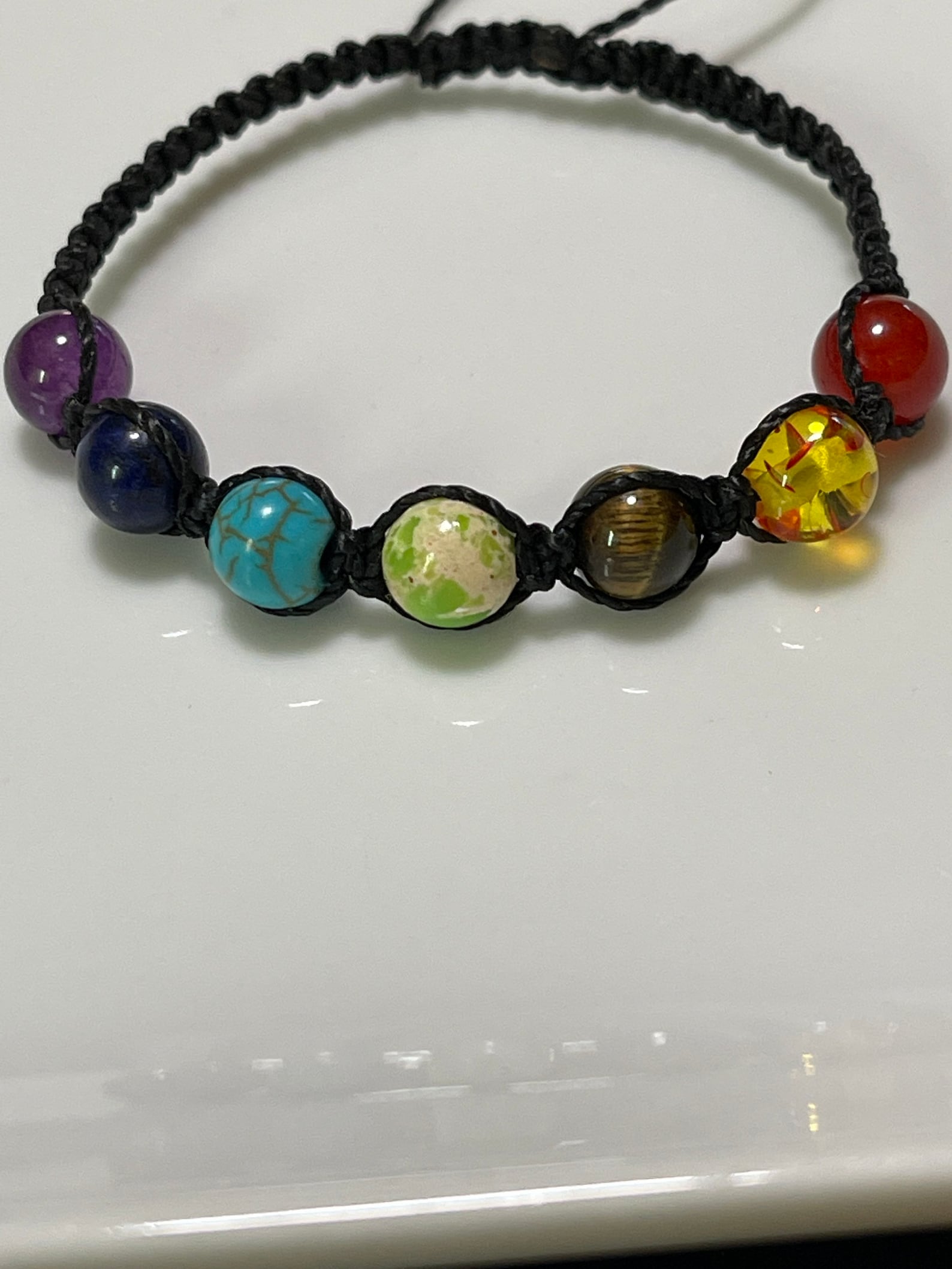7 chakras healing bracelet unisex adjustable Etsy
