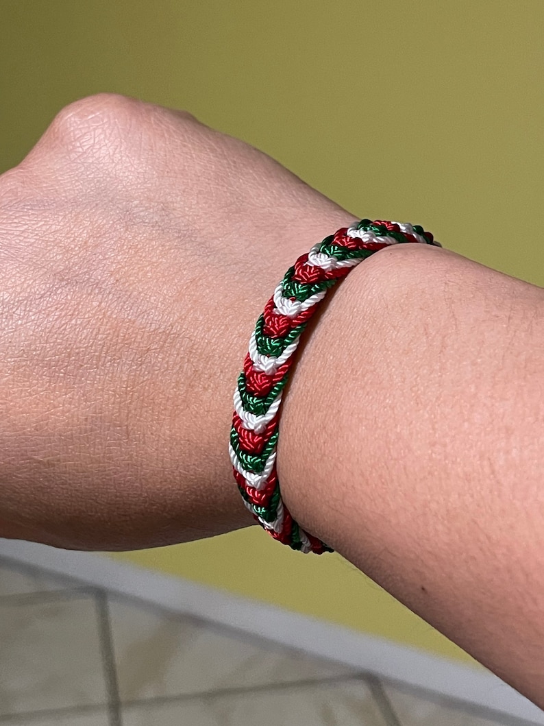 Mexico Bracelet/ Mexican Tricolor/ Brazalete Mexicano Etsy