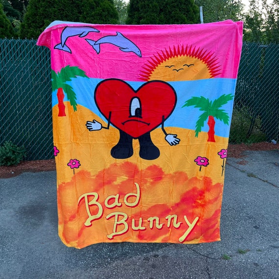 Un Verano Sin Ti Blanket/ Bad Bunny Blanket / Polyester Travel Etsy