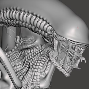 alien xenomorph lifesize 1.1 for 3d printing