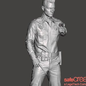 T-1000 life-size for 3d printing STL files (t800 first meet version)