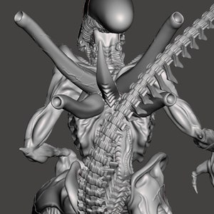 Tête De Xénomorphe (Alien) Taille Réelle 1:1 - Kit Modèle En Plastique - Neuf