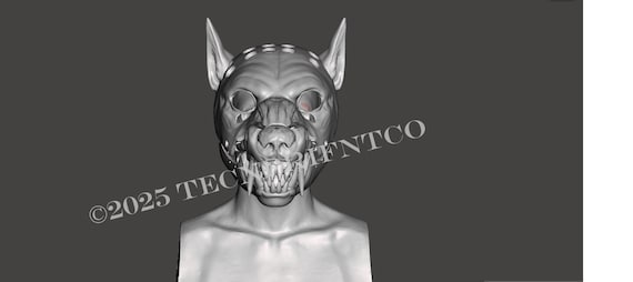 Werewolf gabriel Mask moving jaw 3D STL File