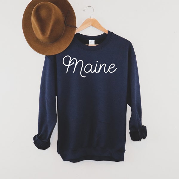 Maine sweatshirt / Maine shirt / Portland Maine sweatshirt / ME sweatshirt / ME shirt / Portland sweatshirt / ME gift