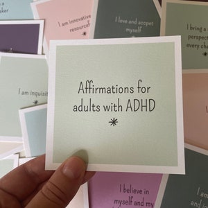 Affirmations for adults with ADHD