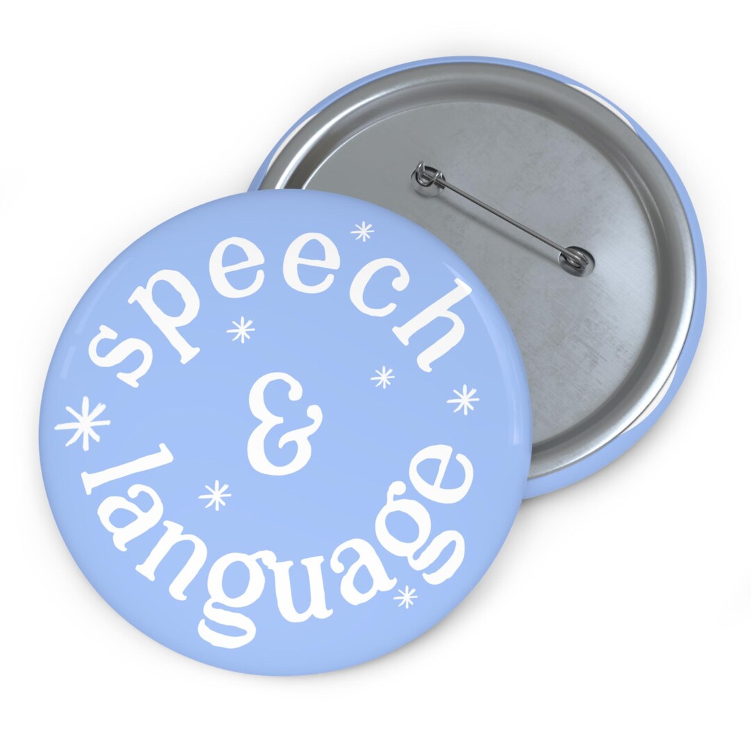 Speech Language Therapy Pin | SLP Appreciation Gift | Speech Therapist ...