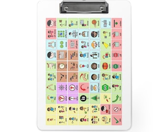 AAC core board clipboard