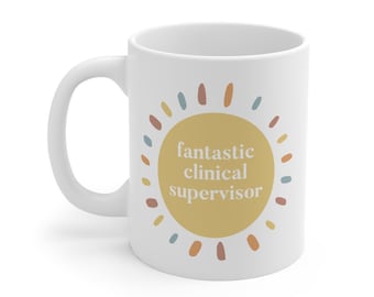 clinical supervisor gift |  slp supervisor gift | offsite supervisor mug | mentor gift |speech therapy mug