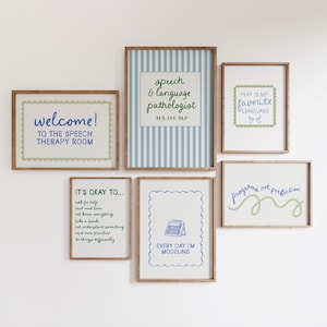 SLP Office Poster Bundle | Logopädie / Logopädie Anleitung (Digitaler Download) Bild 7