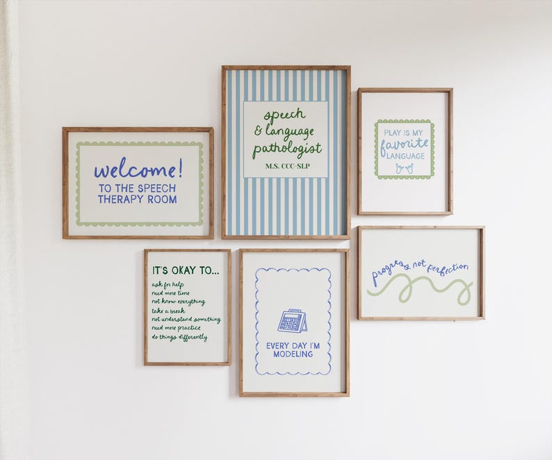 SLP Office Poster Bundle | Logopädie / Logopädie Anleitung (Digitaler Download) Bild 7