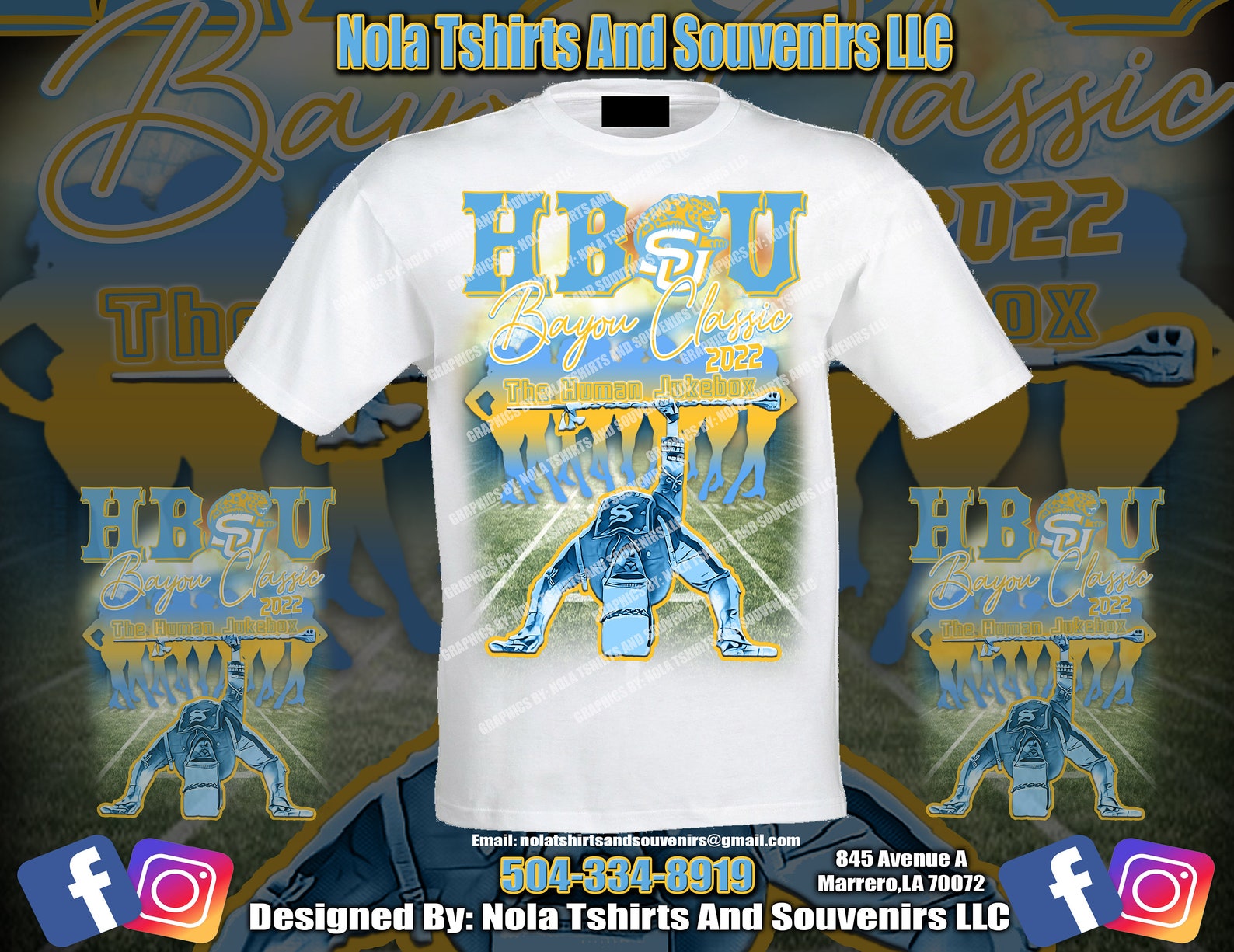 Southern Bayou Classic 2022 Png Download 13x19 Sizes Sublimation White