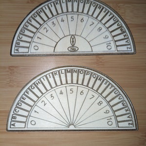 Alphabet and Number Pendulum Board