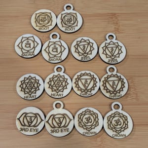 Chakra Tokens and Charms