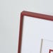 Red Passe-Partout with Thin Wood Red Frame, 40x50 frame - Monochrome/Minimalist Frame Art Object for Modern Interior
