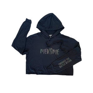 ME VS ME long sleeve cropped hoodie tee | Me Vs Me | crop shirt
