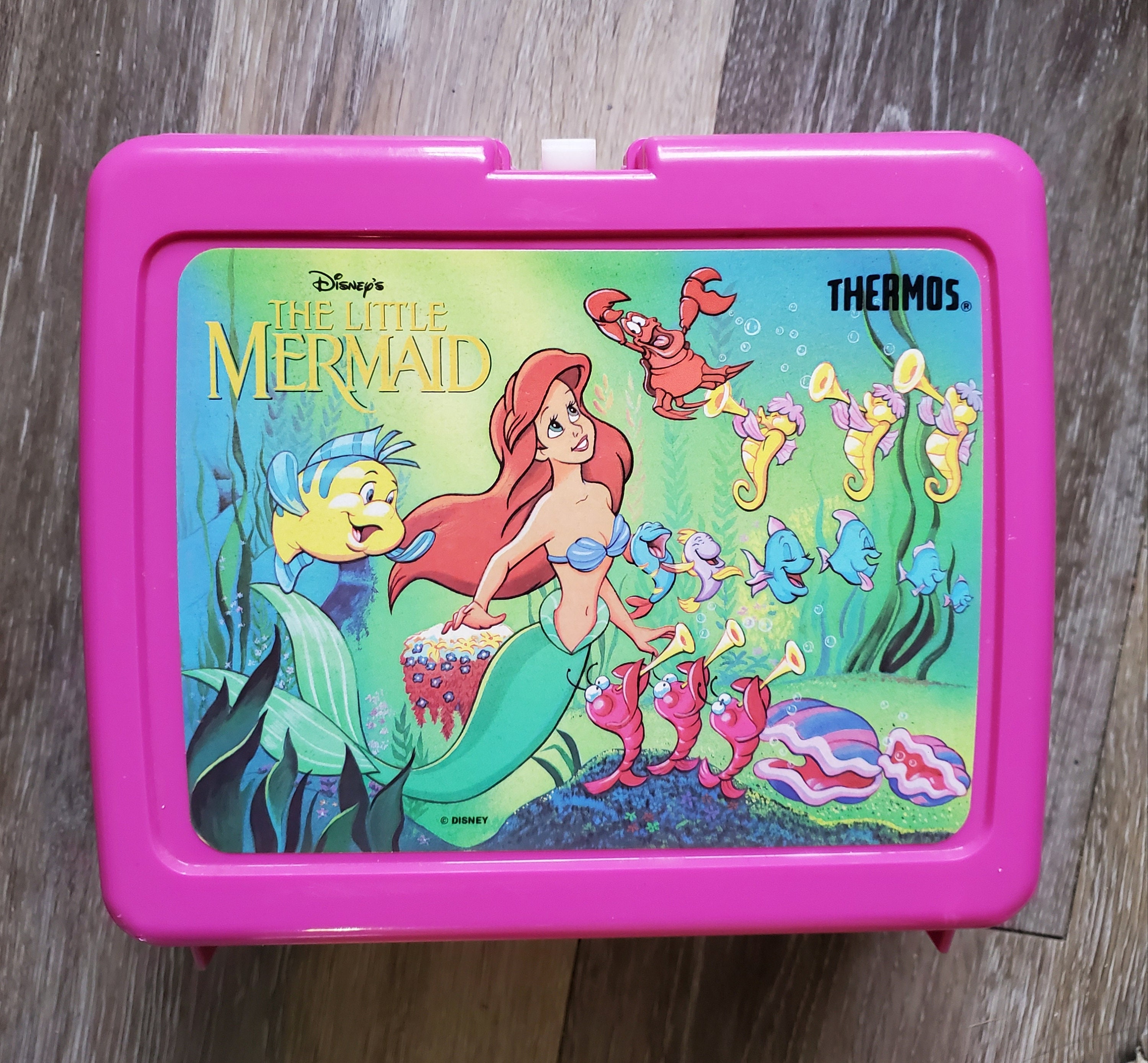 Disney Little Mermaid Lunch Box Thermos and Inserts. Etsy