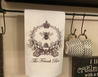 The French Bee Dish/ Tea Towel