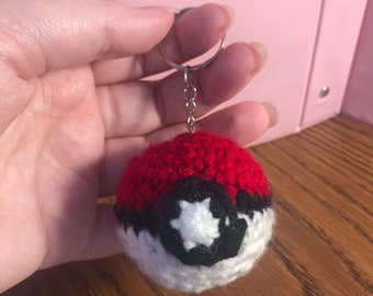 PDF Crochet Pattern Pokeball Plush, Pokeball Keychain, Plush Pokeball Gift, Video Game Keychain, Pokeball Crochet Pattern, Poke ball