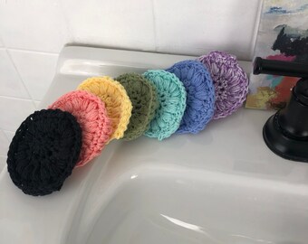 PDF DOWNLOAD ONLY Crochet Face Scrubby Pattern