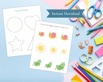 Pacchetto stampabile del menù mattutino di primavera: scuola materna e asilo nido (download digitale)