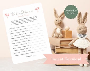 Gioco Baby Shower Family Feud: Tema Ragazza (Download Digitale)
