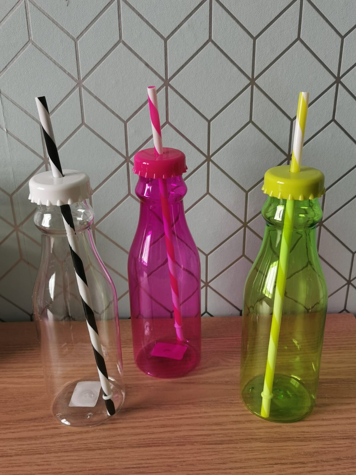 Personalised straw bottle / milkshake bottle Etsy