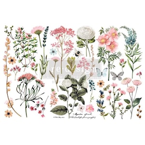 Botanical Paradise Small Furniture Transfer by Redesign With Prima | 6” x 12”