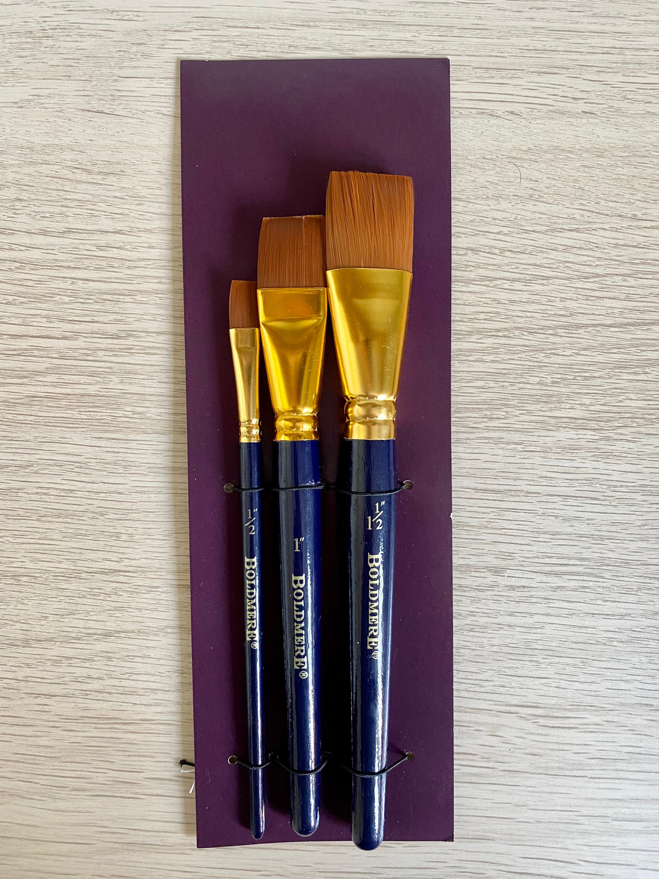 Boldmere Paintbrush Pack of 3 Wash Brush Paintbrush Set Etsy UK