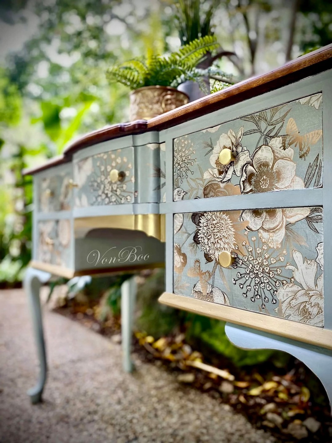 Foil Bird Decoupage Paper by MINT by Michelle A3 or A1 Etsy UK