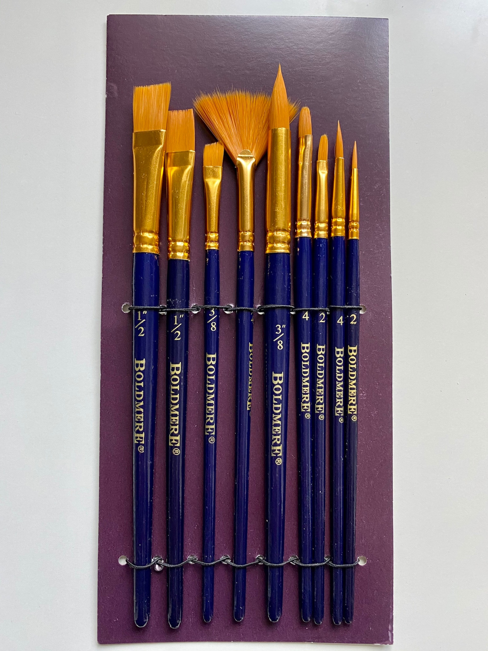 Boldmere Paintbrush Variety Pack Of 9 Brushes Paintbrush Etsy