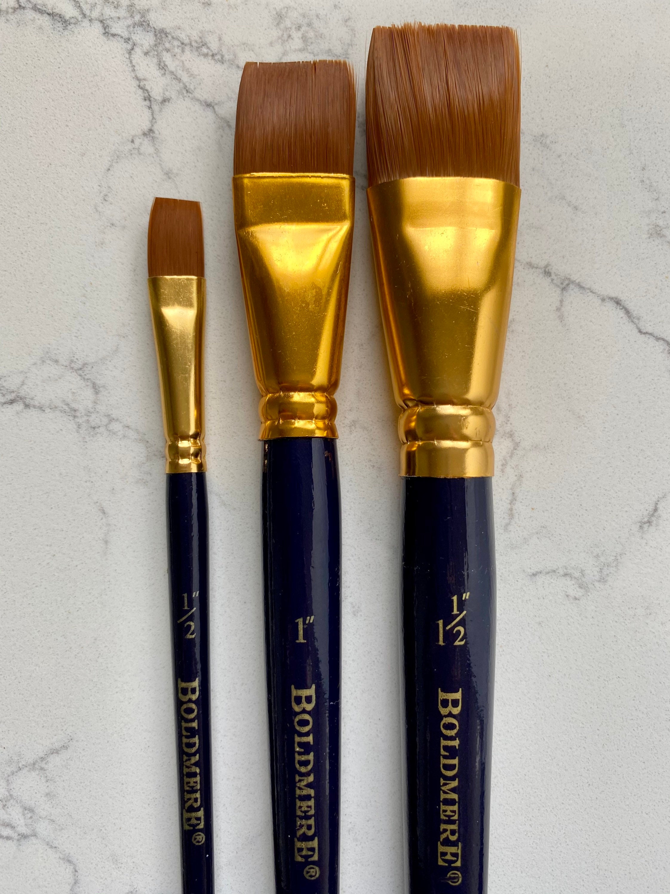 Boldmere Paintbrush Pack of 3 Wash Brush Paintbrush Set Etsy UK