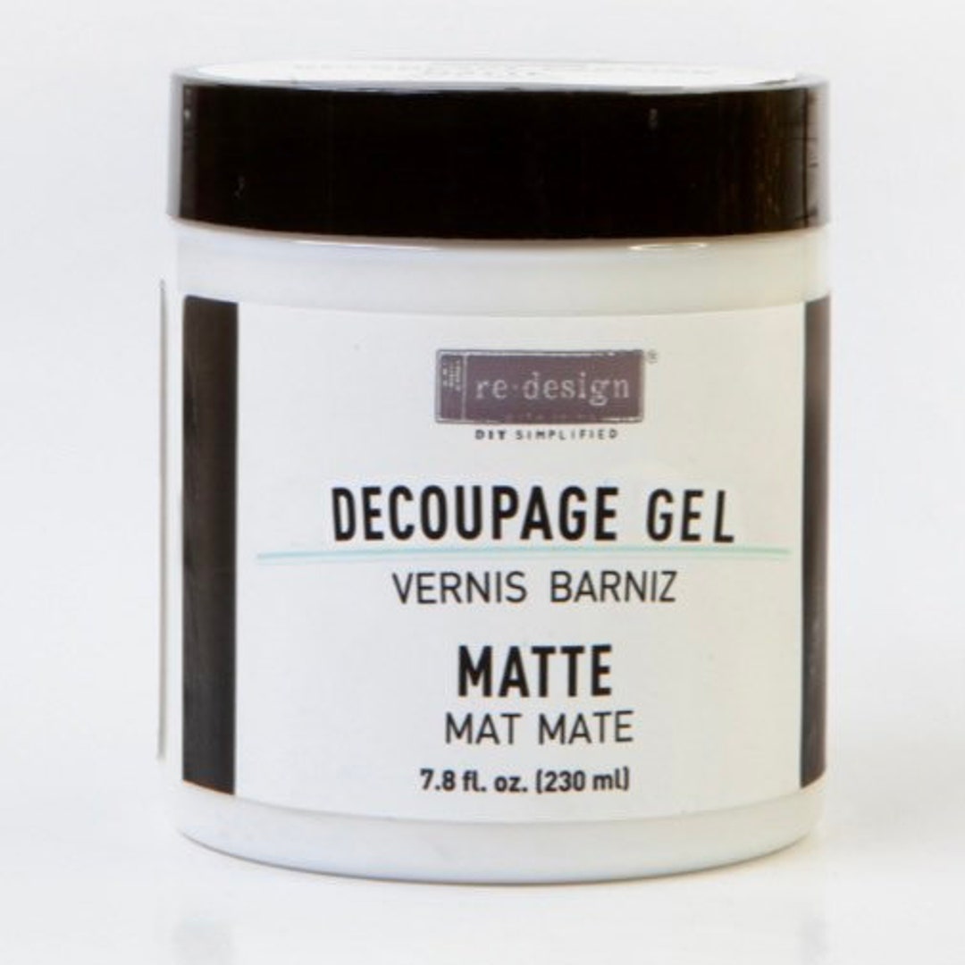 Matte Decoupage Gel by Redesign With Prima 230ml Etsy UK