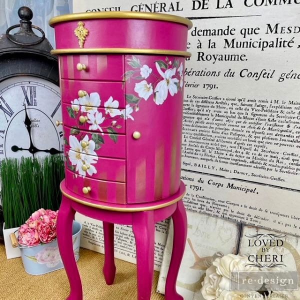 White Magnolia Small Furniture Transfer by Redesign With Prima Etsy UK