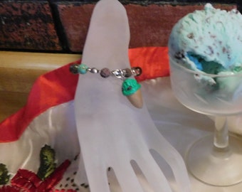 Mint Chocolate Chip Bracelet