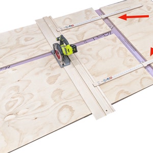 Quick Measure Saw Track Plans