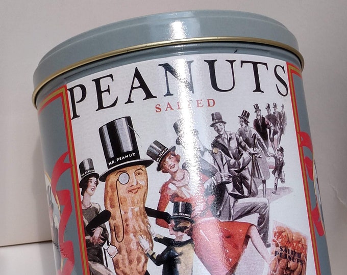 Planter's Peanuts Tin 6 Mr. Peanut Star of Broadway Etsy