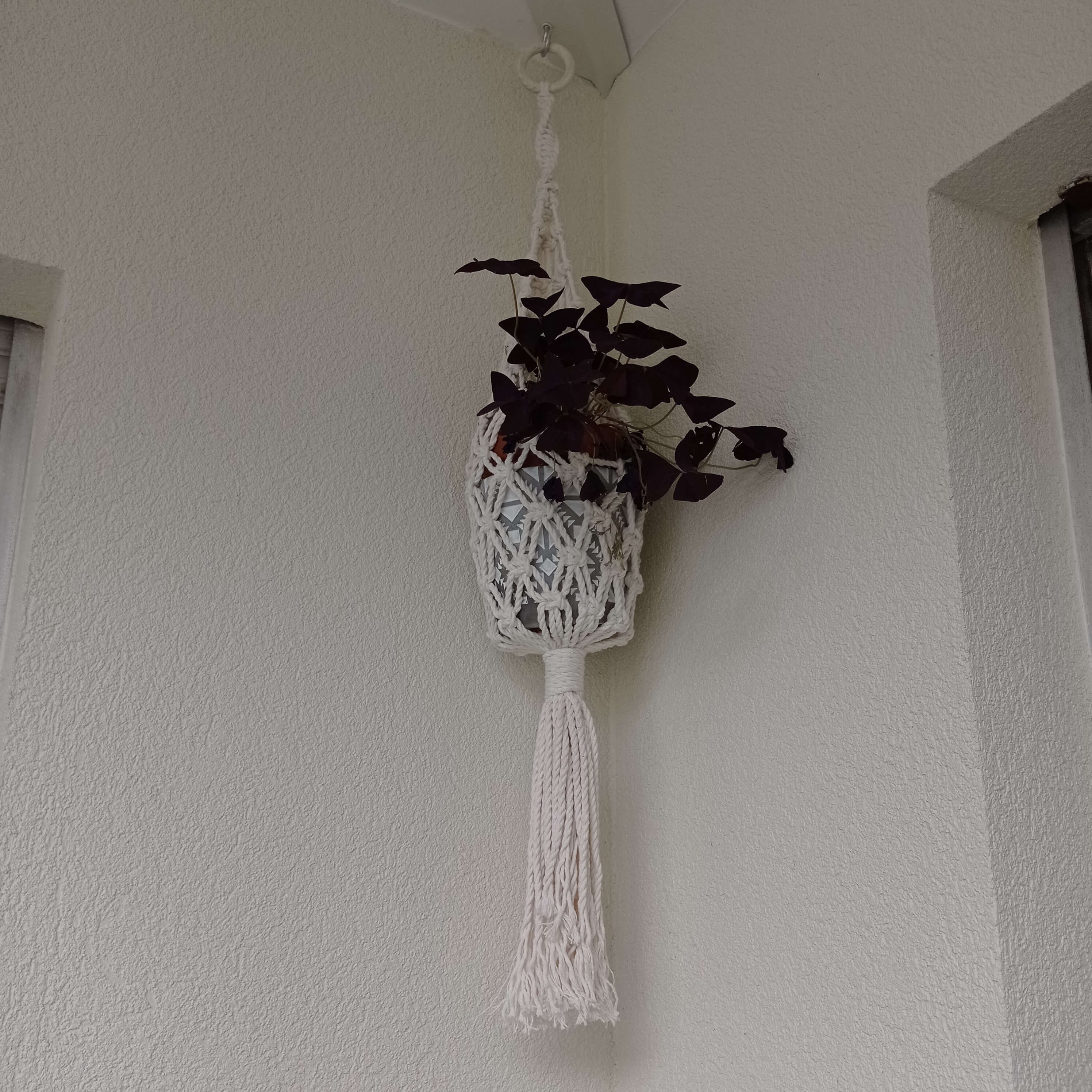 Suspension en Macramé Modèle Maille