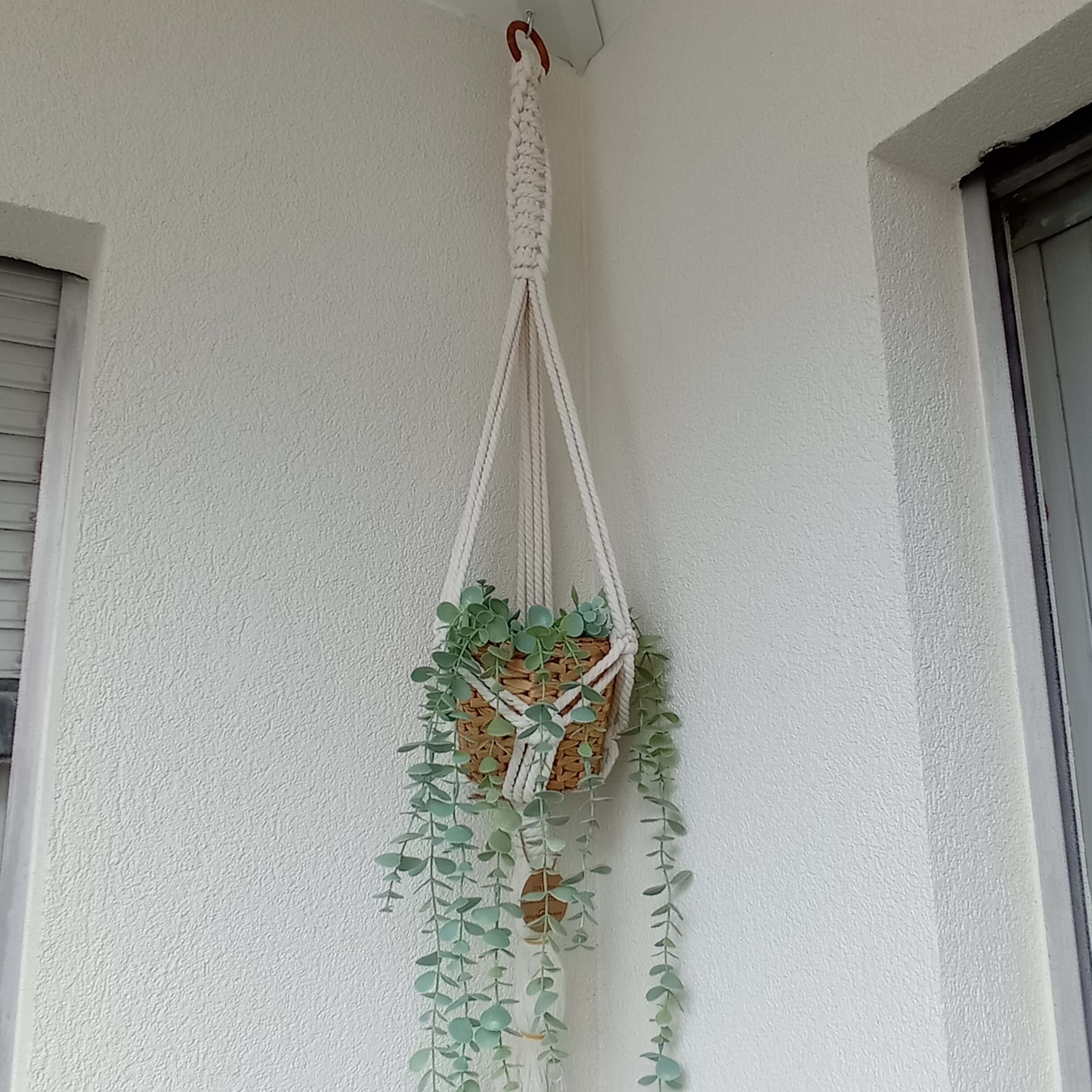 Suspension en Macramé | Porte-Pots Suspension Plantes Macramé