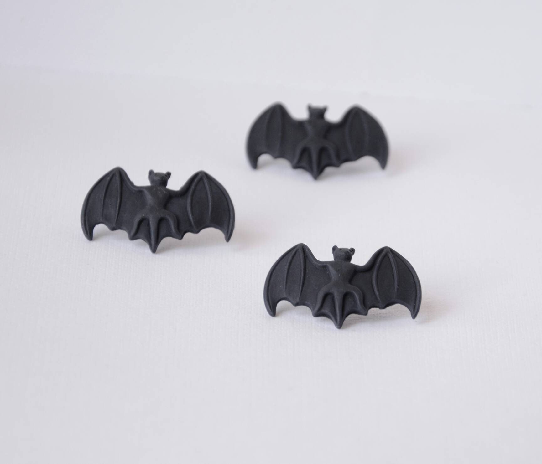 Black bat pins Aesthetic pins set Polymer clay pins Etsy