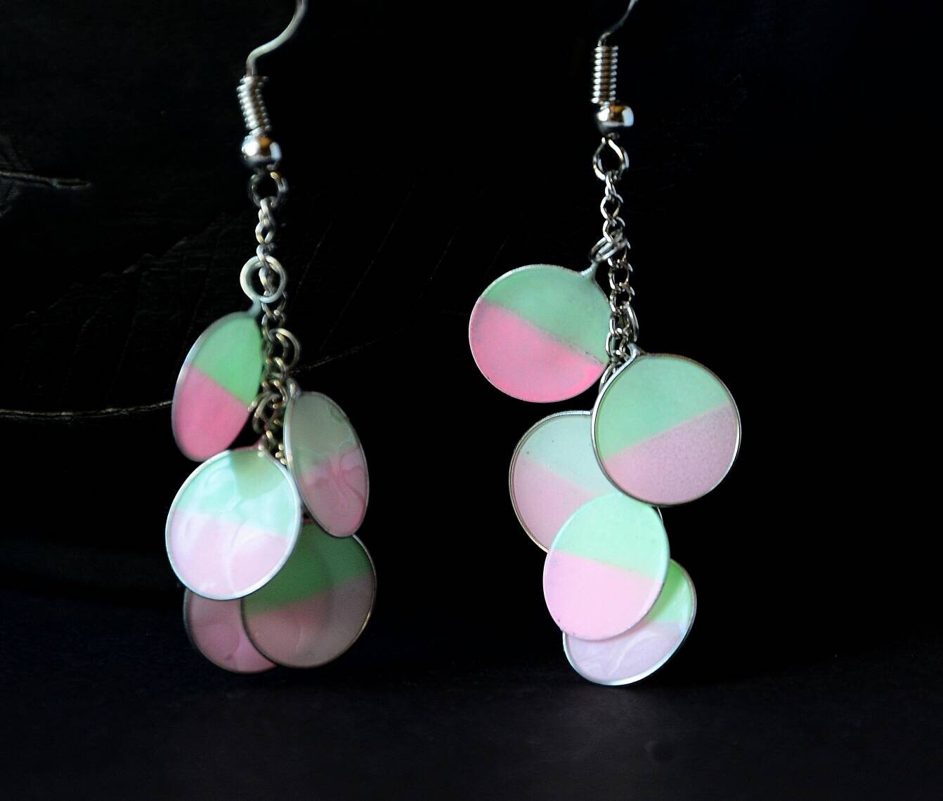 Lesbian earrings pack Color block earrings Weird earrings Etsy