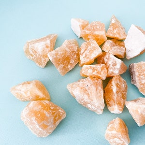 1 Orange Calcite Polished Rough