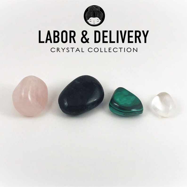Labor and Delivery Healing Crystal Set Pregnancy Crystal Set Etsy