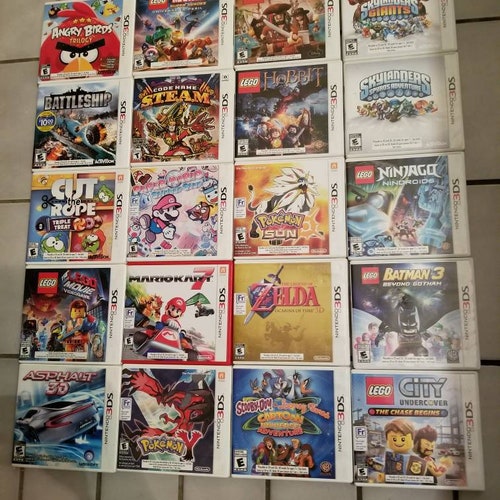 Authentic Nintendo 3DS Games Etsy