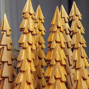 Handmade Cedar Wooden Trees  - 4 to 10 Inch sizes