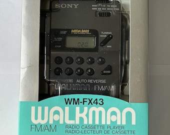 Sony Walkman WM-FX43 Cassette Radio Boxed