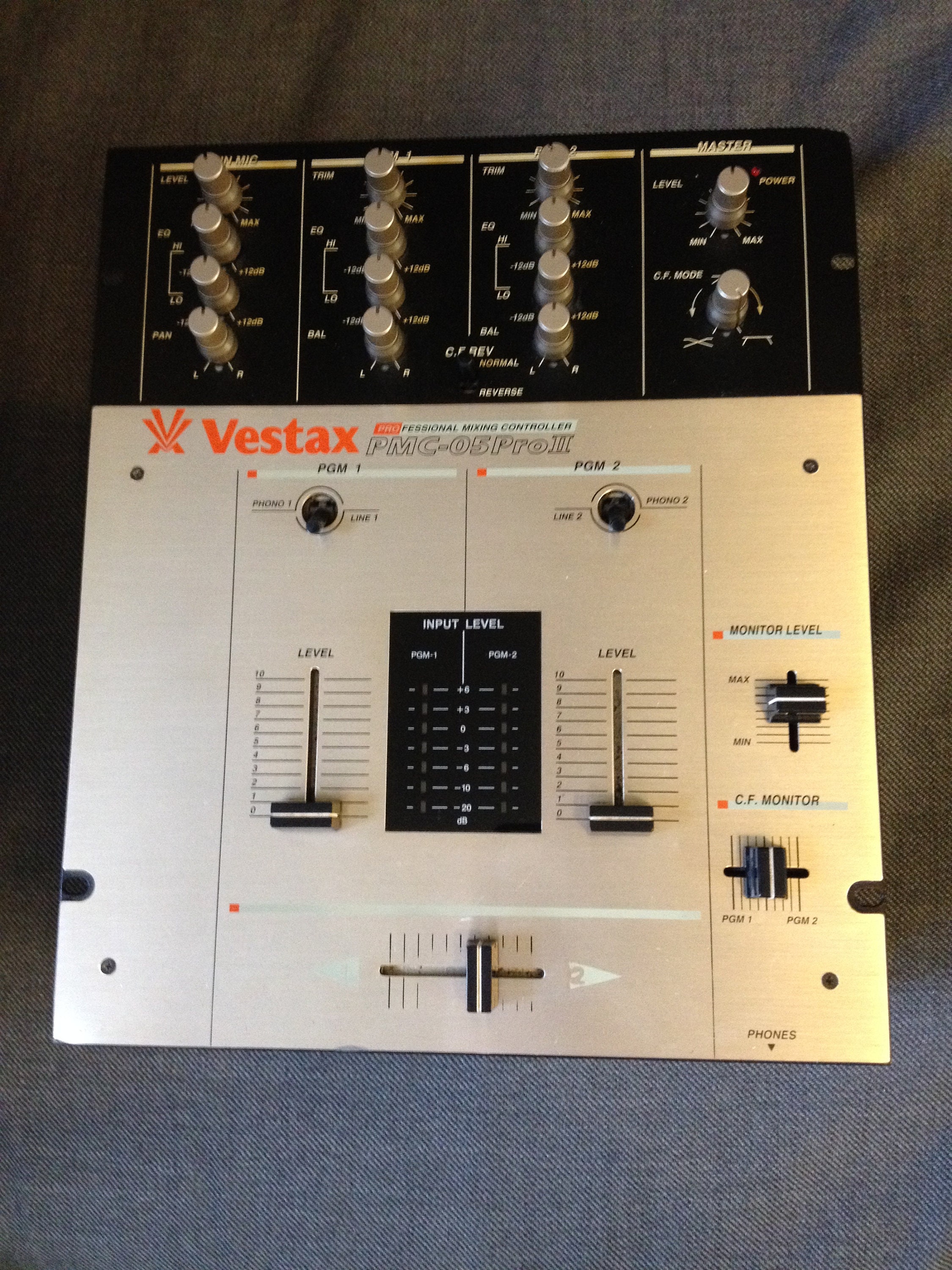 Vestax DJ Mixer PMC05 PRO2 Professional Mixing Controller Etsy